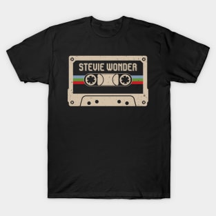 Stevie Wonder Vintage Cassette Tape T-Shirt